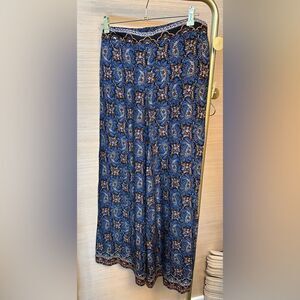 Boho 100% Rayon wide leg pants